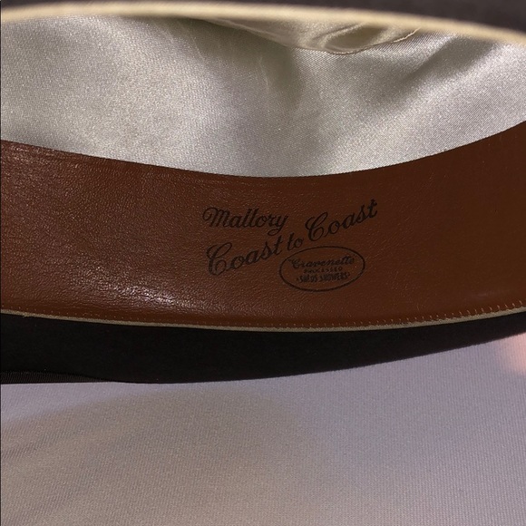 Mallory 1950s Brown Beaver Fedora (7-1/8) - Picture 7 of 12